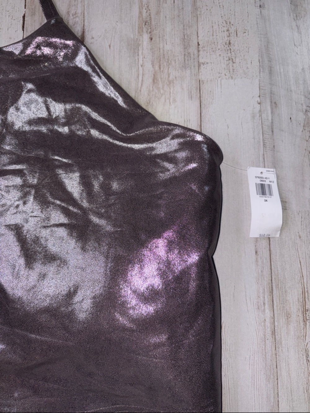 Old Navy Active Powersoft Metallic Cami Tank Top Size 3X NWT - Picture 2 of 13